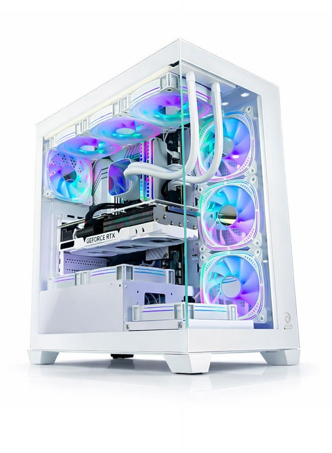 Game Sekret Vesper Gaming PC - Intel Core i7-14700K | GeForce RTX 5070Ti 16GB GPU | 32GB DDR5 RAM-1TB NVMe SSD | 360mm Liquid Cooler-B760 MB-850W Gold PSU | WiFi-Bluetooth-Windows 11 Pro | Game Sekret Desktop Computer | 1 Year Warranty - Image 1